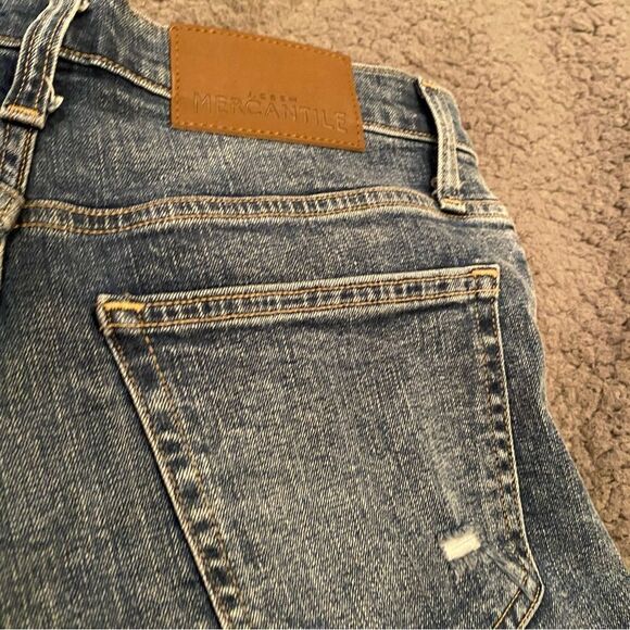 J Crew Mercantile Jean Distressed Shorts Size 27 - Picture 6 of 9